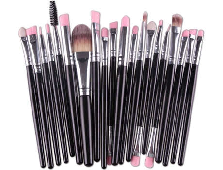Pincel para Maquilhagem  12 Madeira (20 Peças)