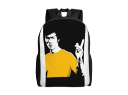 Mochila Bruce Lee T1434 Para Escola E Trabalho, Leve E À Prova Dágua, Mochila Estilosa Para Estudantes E Adultos N1434 Olysi Shop