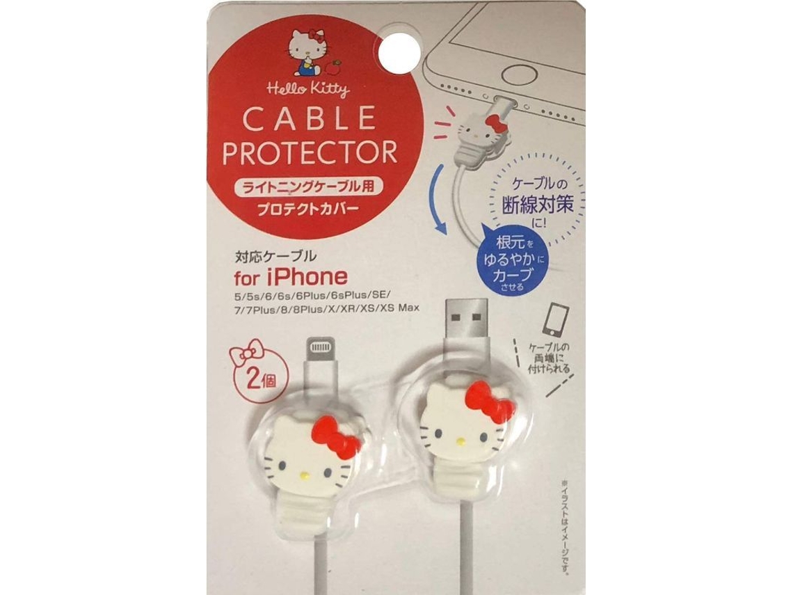 Conjunto de 2 Acessórios para Celular Protetor de Cabo para Iphone 5
