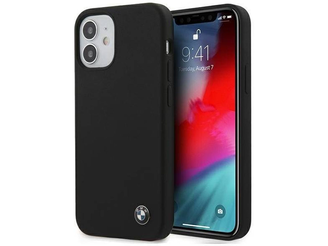 Capa Apple iPhone 12 Mini BMW Silicona Trasera Preto