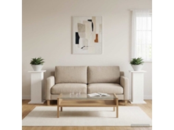 Vidaxl Suporte Para Plantas 2 Unid. Branco 30,5 X 30 X 60,5 Cm