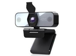 Webcam 4k com Microfone Streaming Webcam para Pc Laptop Mac Webcam de Chamada de Vídeo com Capa de Privacidade Preto USHION