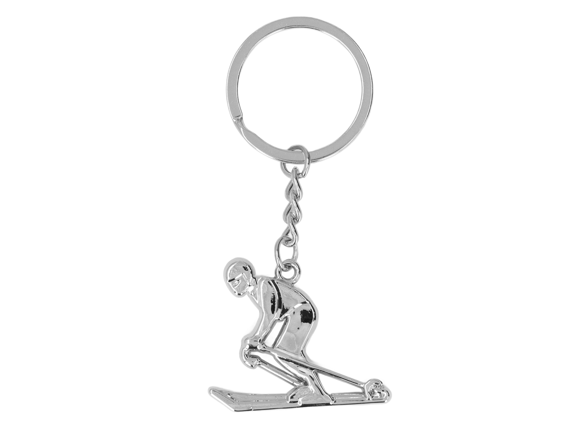 Rebe-porta-chaves De Metal Estilo Esqui Cute Para Presentes E Lembranças De Competição X‑1339 Skier
