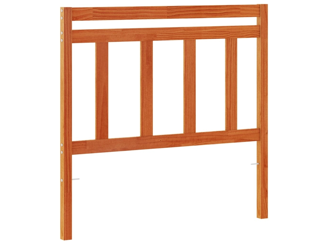 Headboard, Headboards Vidaxl Marrom Madeira De Pinho (105.5  X  100 Cm)