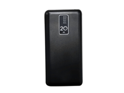 Power Bank portátil de 20000mAh com carregamento rápido e display digital