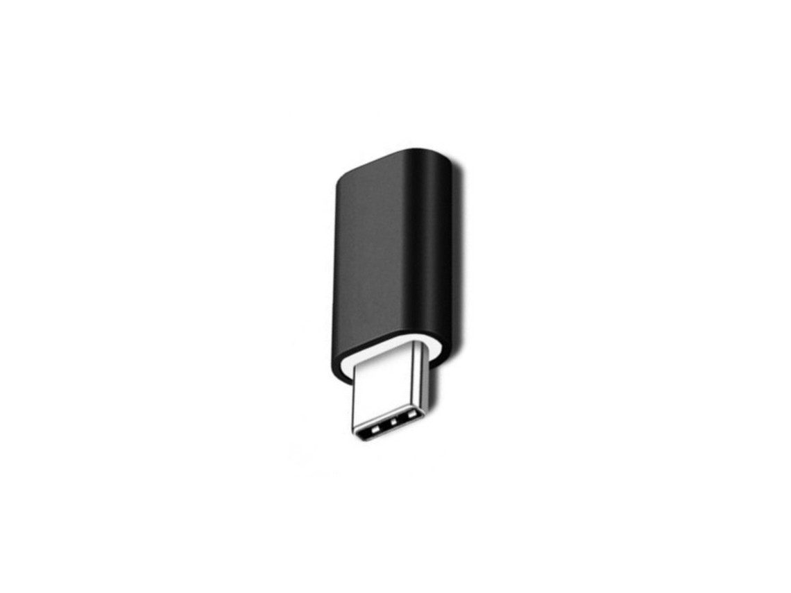 Cabo de Dados, Macho Lightning Fêmea Usb c, Preto AOZORZ