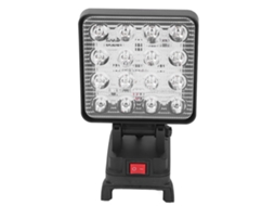 Lanterna Led Sem Fio Portátil 4in 16 Lâmpadas 18v Super Brilhante Para Bateria De Íon De Lítio