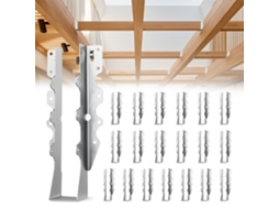 Suporte Para Vigas De Montagem Frontal 40 X 38 X 199 Mm 50 Unidades Prateadas Vevor