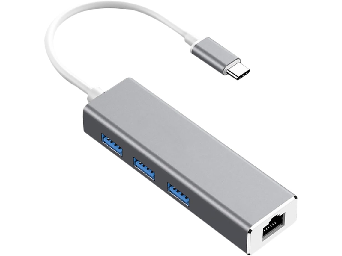 Adaptador Usb-c Para Placa De Rede Usb, Conversor Doméstica Simples