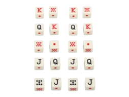 Dados De Poker (jogos De Mesa, 6 Lados)