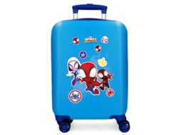 Marvel Mala De Cabine Abs Rígida Go Webs Go Spidey Azul