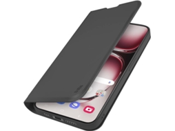 Capa Flip SBS Oppo Reno 12 Pro (com Fecho Magnético e Porta-Cartões - Preto)