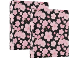Massa 3,8cm Com Estampa Flor Cerejeira Japonesa Rosa, Massa Com Prancheta 3,8cm, Embalagem Com 1 2 Massas