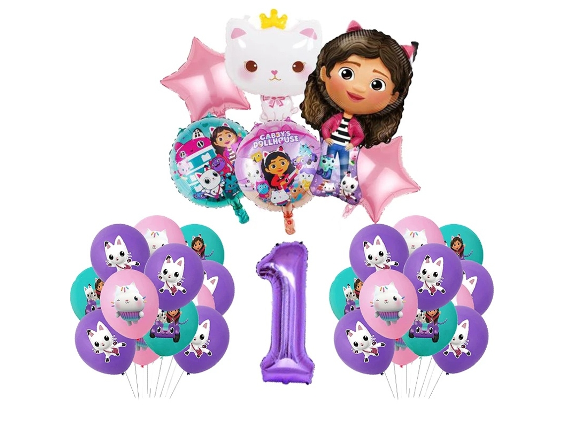 Decoração Para Festa De Aniversário De Gatos Da Casa de Bonecas Gabby, Talheres Descartáveis, Guardanapos, Toalhas De Mesa, Copos, Balões, Acessórios Para C