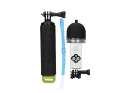 Plastic Diving Waterproof Shell Underwater Case Floating Rod Selfie Stick For Dji Osmo Pocket Sports Cameragreen LAXISCREED