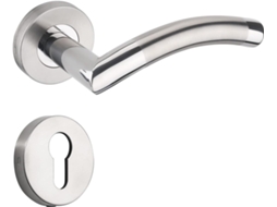 Maçaneta Interna Para Porta (conjunto De 1 Peça) | Maçaneta Para Porta Em Aço Inoxidável | Maçaneta Para Porta Interna Com Guirlanda