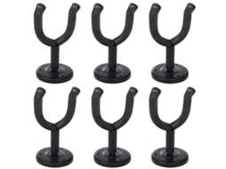 Conjunto De 6 Suportes De Parede Para Guitarra