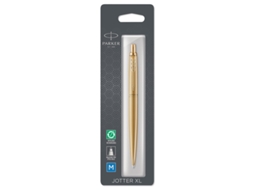 Caneta Esferográfica Retrátil PARKER Jotter Xl Monocromática Ouro Amarelo