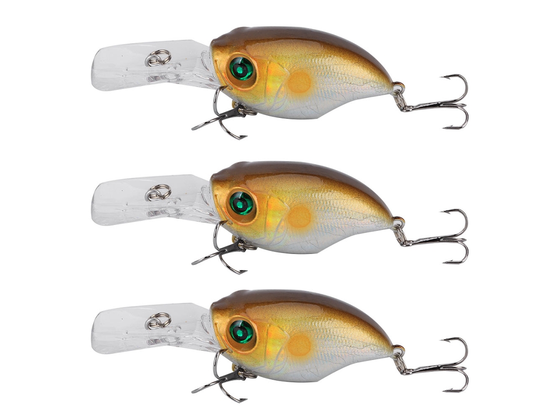 Isca Artificial 3pcs para Pesca Profunda 5