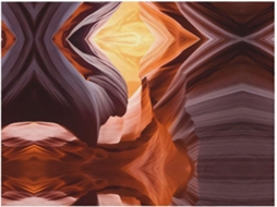 Colcha de Flanela Macia e Quente Antelope Canyon Estampa 203 X 152 Cm, Macio, Quente, Ideal para Quarto e Sala