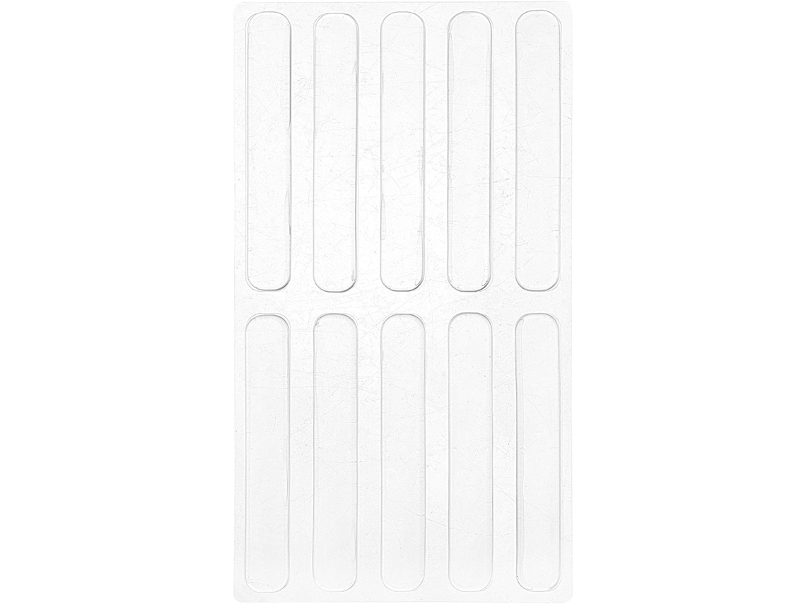 2 Folhas De Protetores Parede Autoadesivos Para Maçanetas Portas, Almofadas De Silicone Transparentes Para Armários E