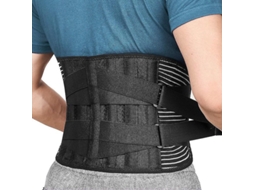 Lurelia Suporte Lombar Para Costas Ergonómico Memória Cinto Para Alívio De Dores E Lesões