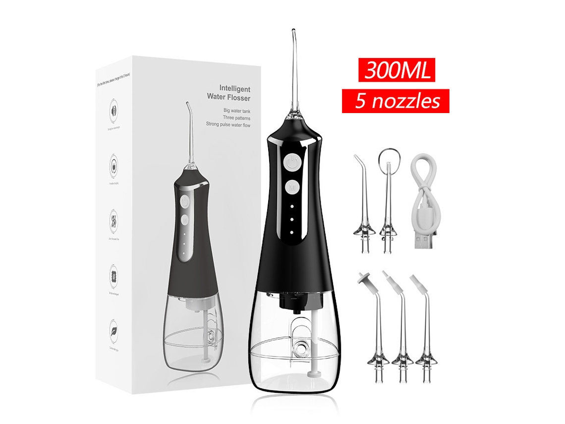 Irrigador Manual Portátil Preto, Compacto, Fácil de Transportar para Adultos, Uso em Qualquer Lugar STELASPLEN