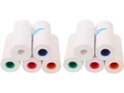 Pacote Com 10 Rolos De Papel Térmico Para Recarga De Câmeras Instantâneas
