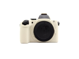 Capa Protetora De Silicone Com Superfície Lisa Para Câmera Nikon Z50ii Bege