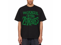 Rockinstone Horror Movies Plague Of The Zombies Logo Black Adult T-shirt Size:xl
