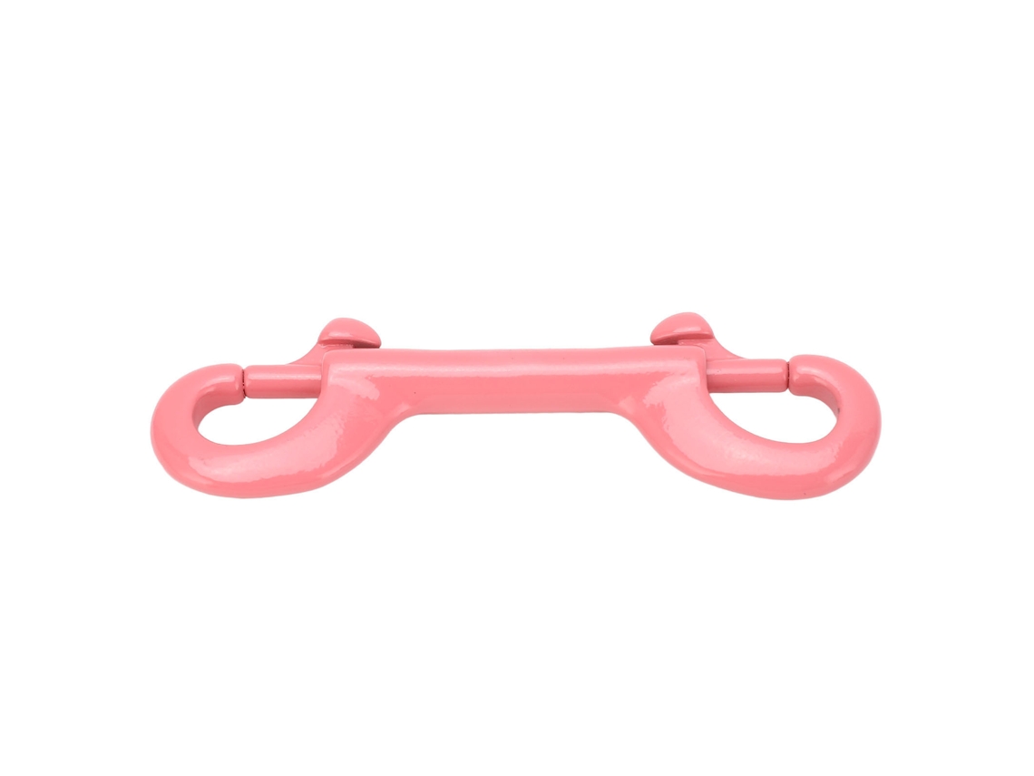 Ganchinho De Engate Duplo De Parafuso 100mm Aço Inox 316 Para Mergulho Scuba Subaquático Rosa Sujo
