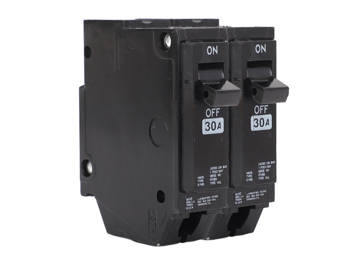 2 Peças Interruptor De Circuito Plugueável 30a 1p Mini Interruptor De Ar Doméstico Protetor Acessórios