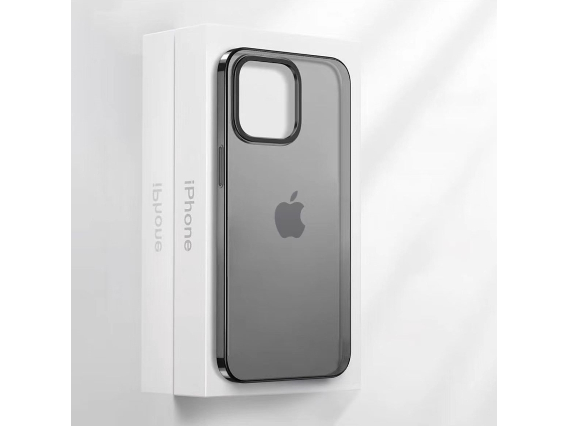 Capa Para Iphone 17 Preta Fosca, Ultrafina E Rígida.