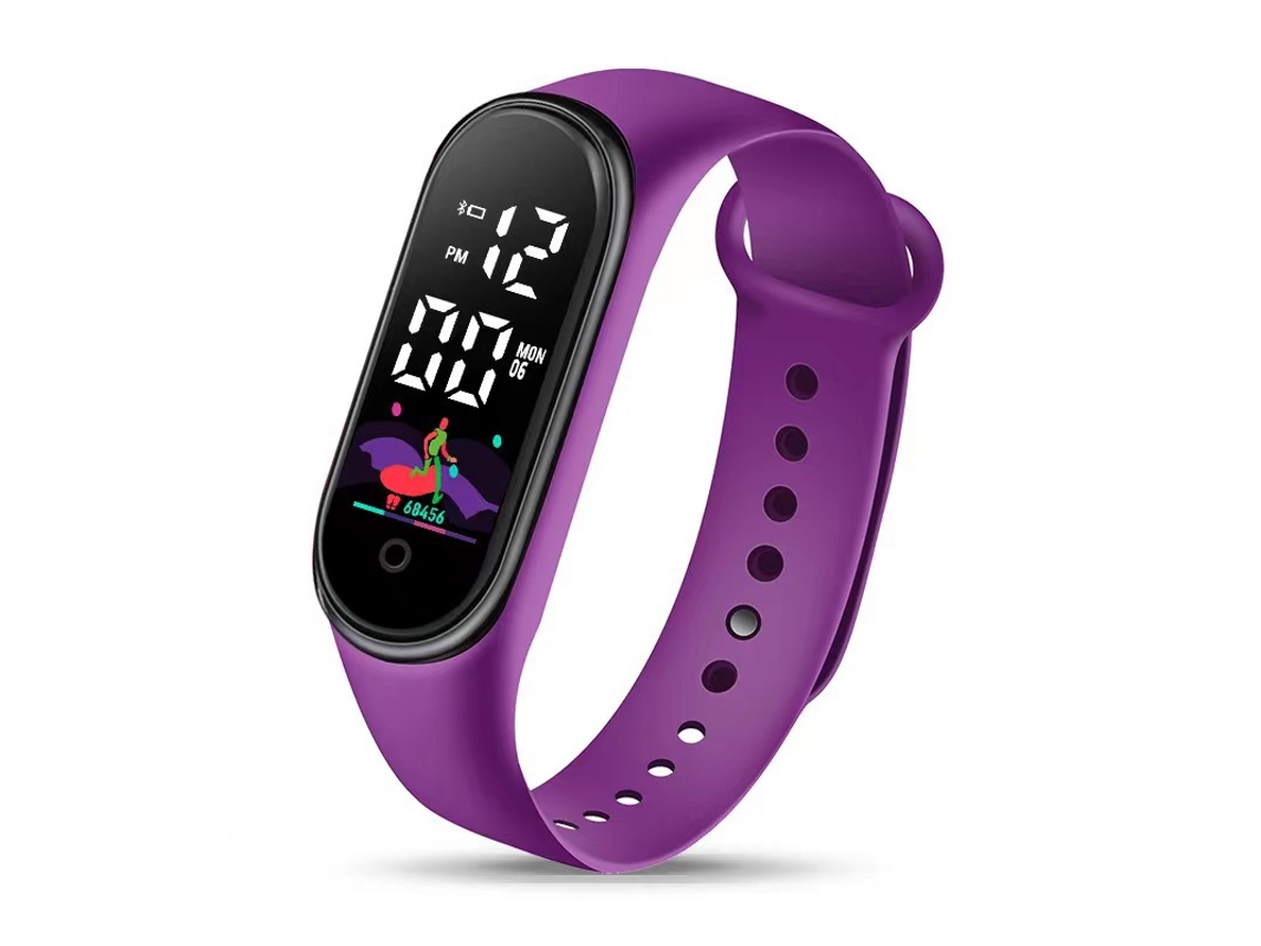 Pulseira Esportiva À Prova D‘água para Crianças Roxa 25* ZYBLSSBB