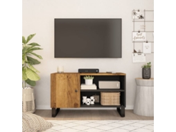 Móvel De Tv | Gabinete De Tv | Armário De Tv 80x33x46 Cm Mangueira Maciça/derivados Madeira