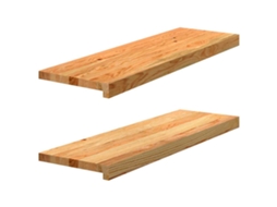 Tapetes de Escada 20 Pcs 80x25x2cm Carvalho Castanho Claro MAISON EXCLUSIVE
