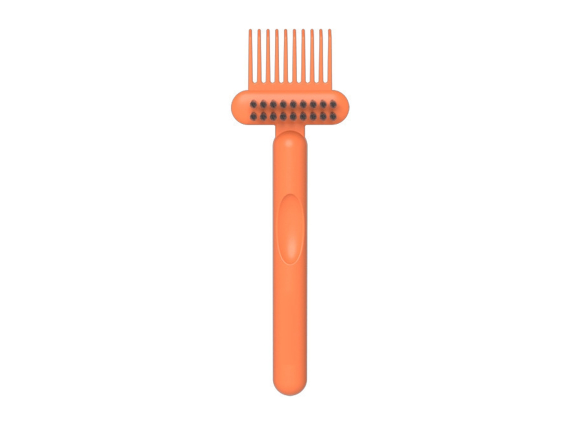 2026 ferramenta de Limpeza para Escovas de Cabelo Remove Cabelo, Poeira e Caspa Escova Limpadora para Lar e Sala Laranja
