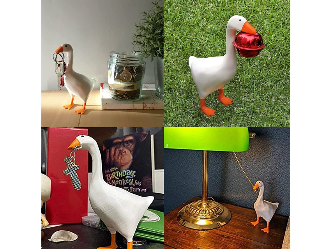 Chaveiro Magnético (material De Resina, Forma De Pato Branco) Eoocoo