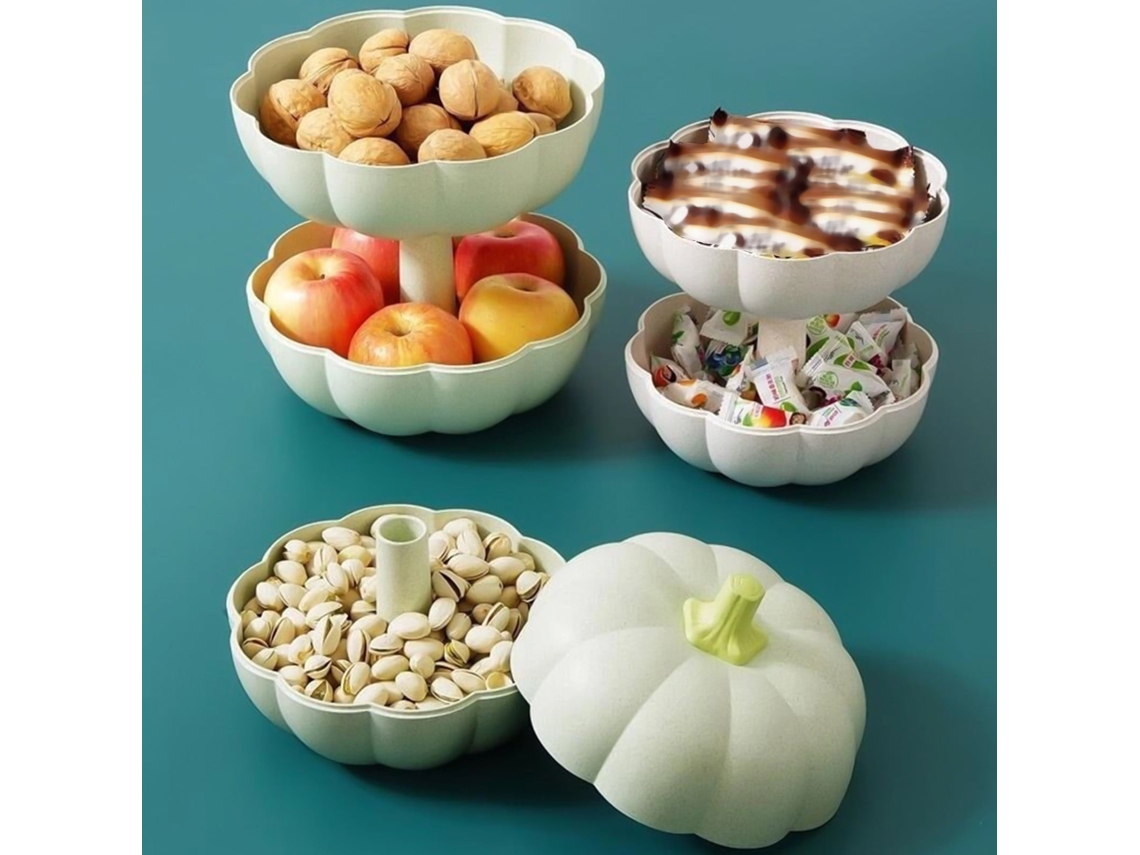 Bandeja De Doces Multifuncional - Caixa De Armazenamento Para Snacks, Frutas E Bolachas Para Halloween