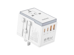 Adaptador De Viagem Dudao 65w 2x Usb, C 2x Usb, A A65pro, Branco