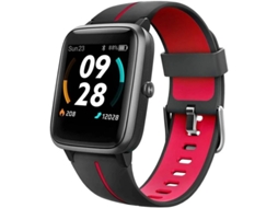 Smartwatch GPS, rastreador de atividades e fitness com monitor de frequência cardíaca Bestvite (vermelho)