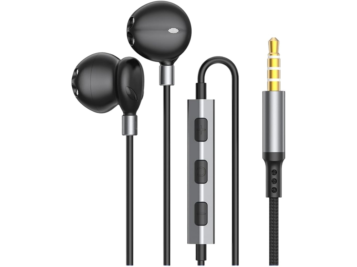 Fones De Ouvido Magnéticos Com Fio 3,5 Mm Design Ergonômico