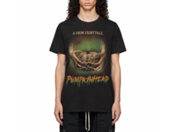 Rockinstone Pumpkinhead Movie Claws Holding A Nasty Pumpkin Black Adult T-shirt Size:s