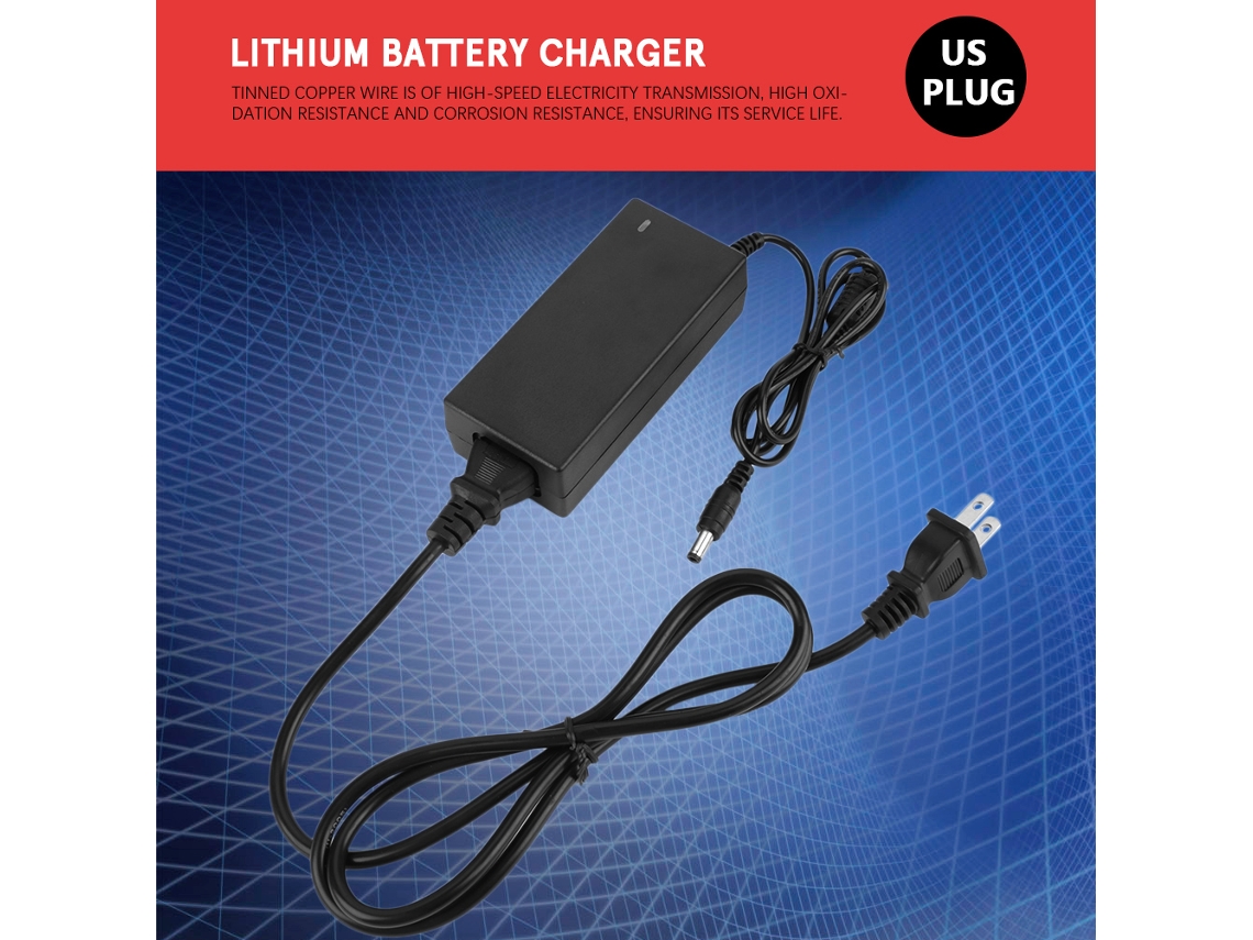 Carregador De Bateria De Lítio Laxiscreed 12,6v 3a Com Tecnologia De Carga Inteligente