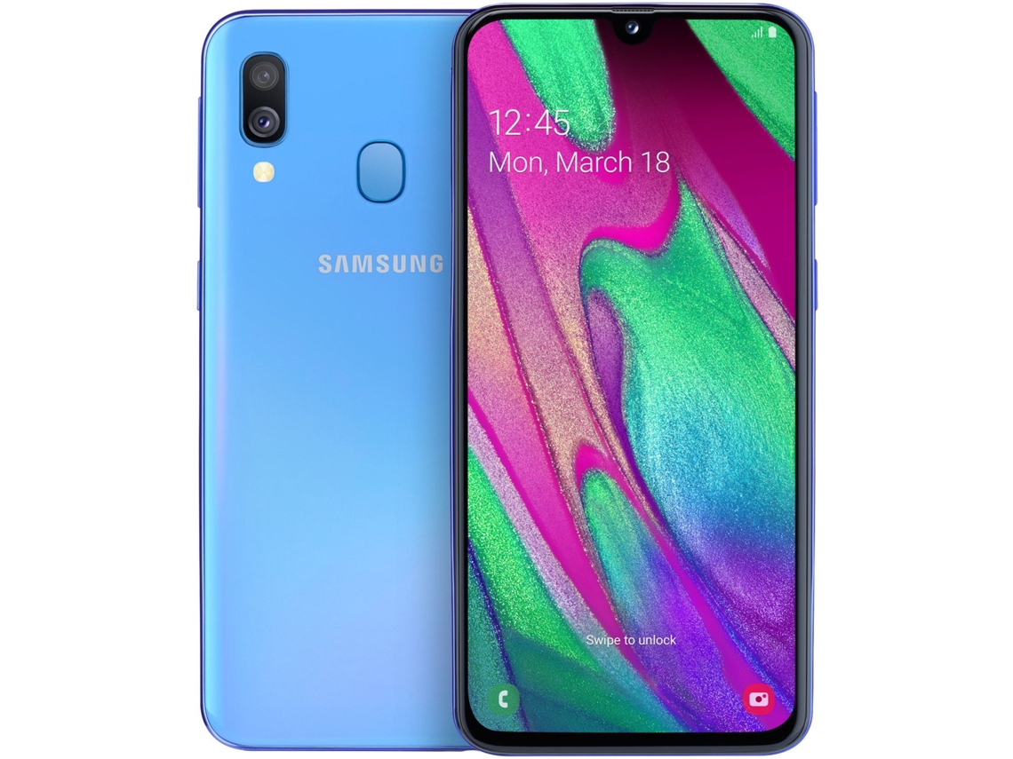 Smartphone SAMSUNG Galaxy A40 (Recondicionado Marcas Mínimas - 64 GB - Azul)