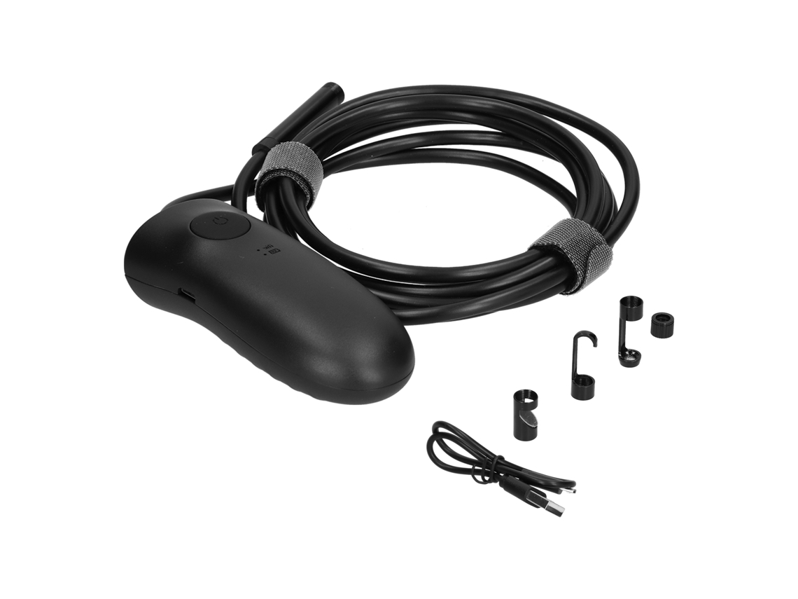 Endoscópio Wifi Hd802 500w 8mm com Cabo Semi rígido Ip68 Led Impermeável para Android Ios 2m