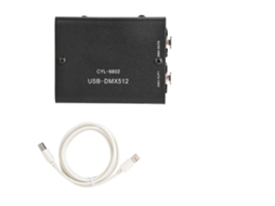 Controlador de iluminação de palco USB para 512 Canais DMX (512 Canais, Plug and Play)