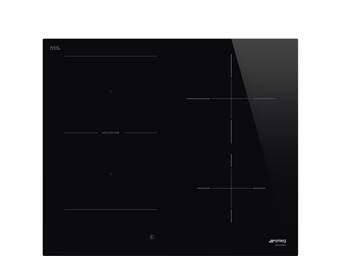 Universal Si1M4644D Placa Preto Embutido 60 Cm Placa com Zona de Indução 4 Zonas SMEG