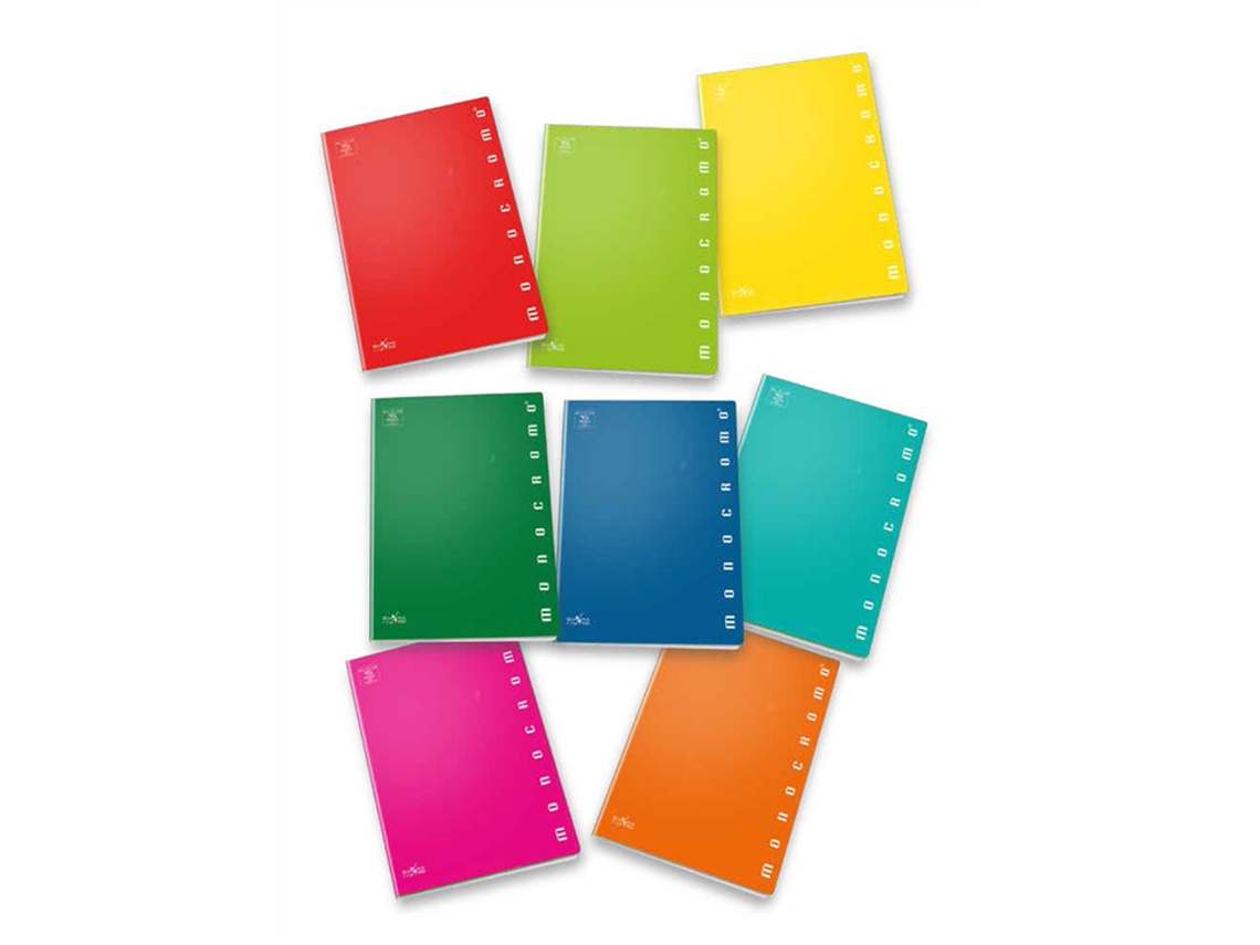 PIGNA 02298875M Caderno e Bloco A4 42 Folhas Multicolorido
