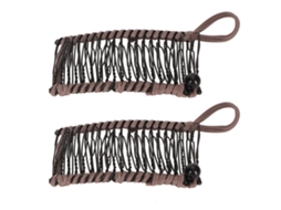 2 Unidades De Pinças De Cabelo Banana Estiramento Confortável Ferramenta Vintage Pente Clincher Para Cabelo Grosso Ondulado Cacheado Cinza
